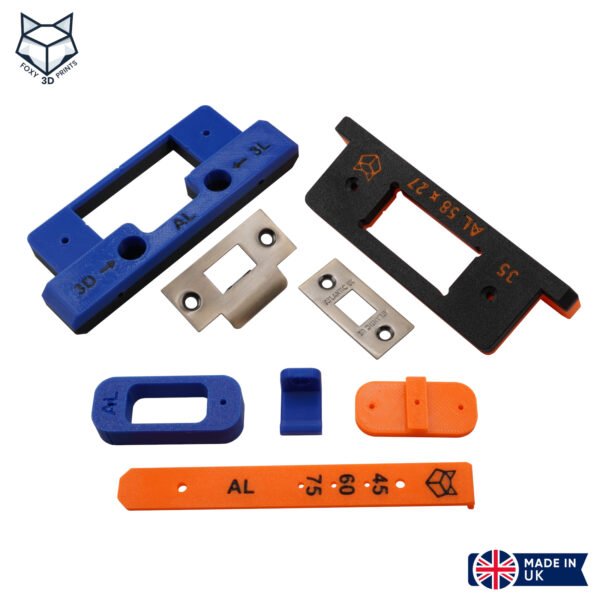 1_AL_Main Atlantic UK Tubular Latch Faceplate Jig Router Template Kit for 35/40/44 Door and Frame