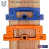 76mm (3 inch) and 102mm (4 inch) Slimline Hinge Jigs for Door and Door Frame