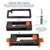 Universal Adjustable up to 102 x 76mm (4") Hinge Jig Router Template for Door and Door Frame